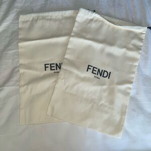 Fendi shoe dust bags